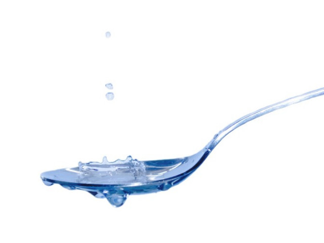 Ложка с водой 