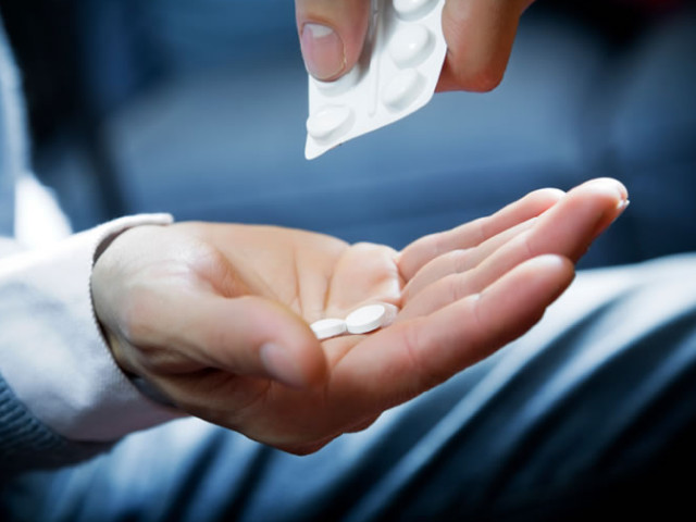 Прием таблеток 