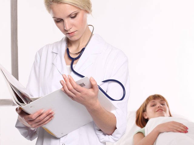 Осмотр у врача 