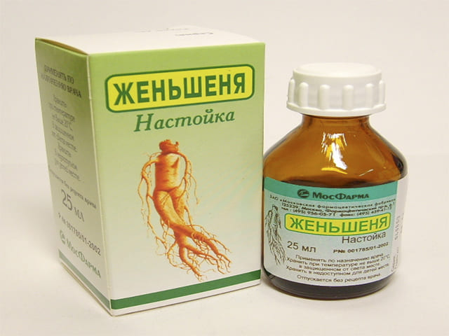 Настойка женьшеня