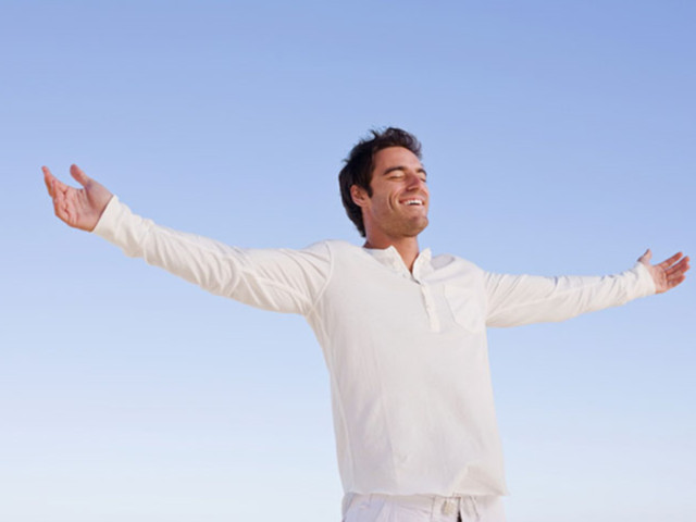 Счастливый мужчина