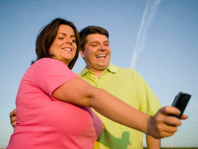 Пара с пышными формами Счастливые отношения